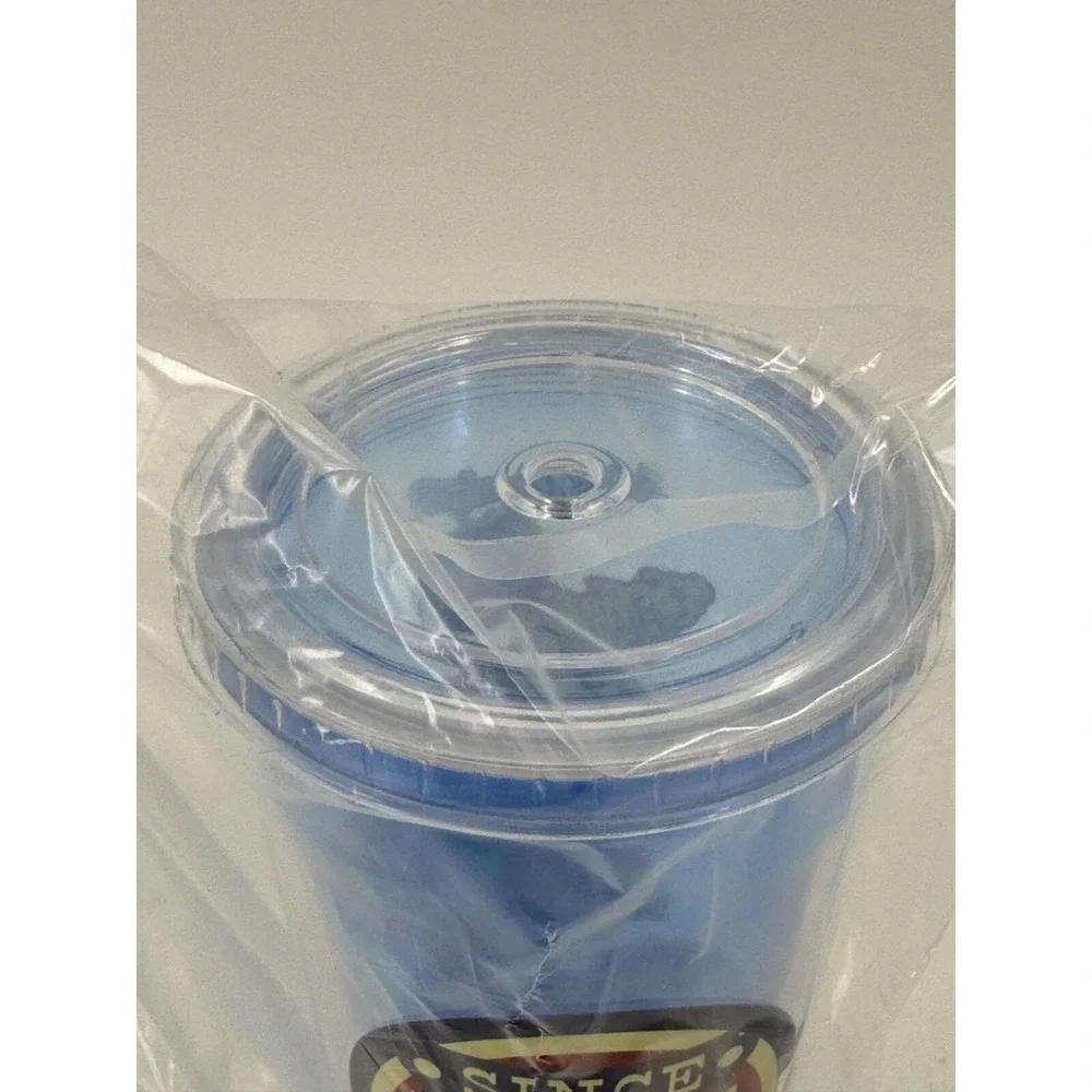 WDW‎ 45 Anniversary Walt Disney World Parks Plastic Tumbler W Straw And Lid NEW